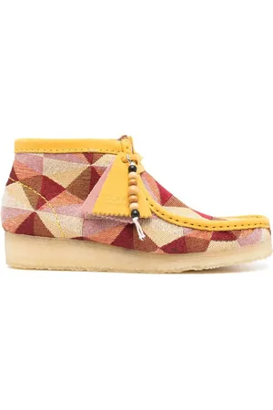 Clarks Wallabee stövlar i geometrisk jacquard