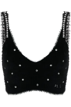 Serafini Stickad topp med strass