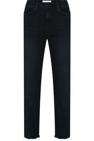 Frame Raka jeans med hög midja