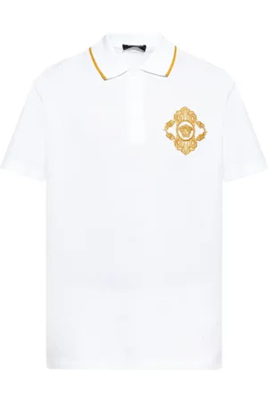 VERSACE Pikétröja med broderad Medusa