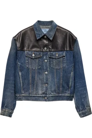 Prada Jeansjacka med panel