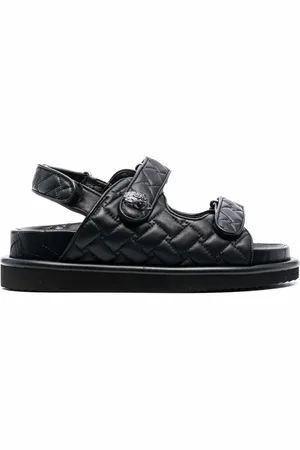 Kurt Geiger Quiltade sandaler med kardborreband