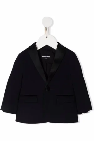 Dsquared2 Enkelknäppt ullblazer