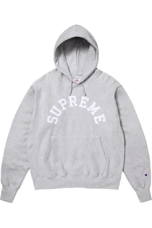 Supreme X Champion® hoodie med logotyp