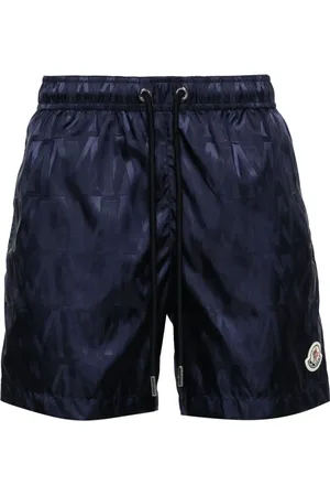 Moncler Jeansshorts med monogram