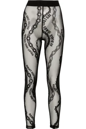 VERSACE Leggings med kedjetryck