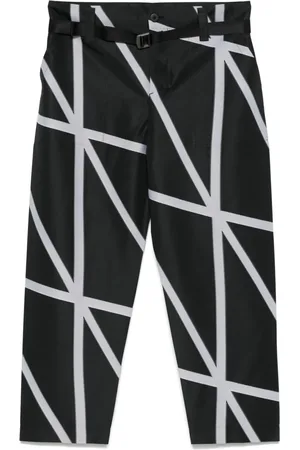 Issey Miyake NO.5 byxor i jacquard