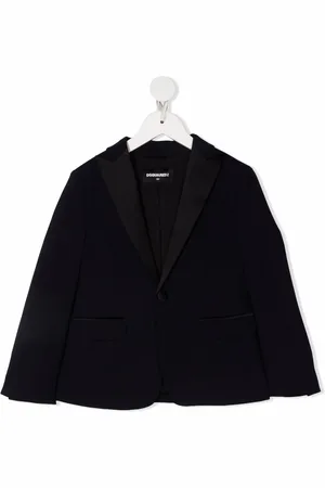 Dsquared2 Enkelknäppt ullblazer