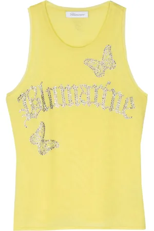 BLUMARINE Linne med strasslogotyp