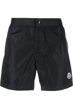 Moncler Badbyxor med logotypmärke