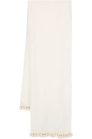 Max Mara Halsduk med tofsdetalj