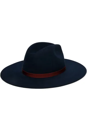 Bally Fedorahatt med broderad logotyp