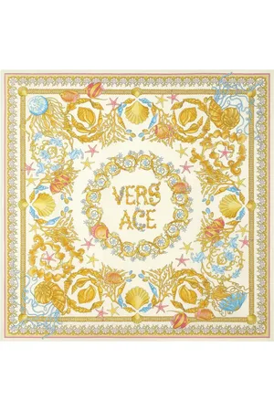 VERSACE Underwater Barocco mönstrad sjal