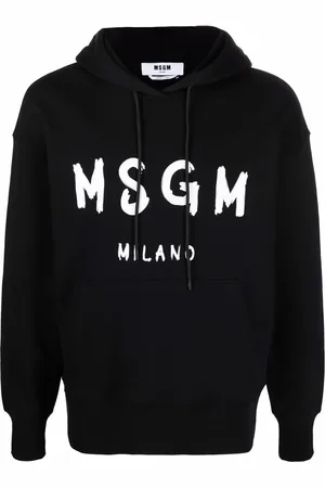 Msgm Hoodie med logotyp