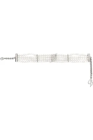 BLUMARINE Pärlprydd choker