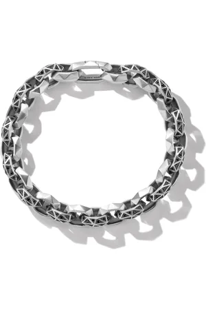 David Yurman Torqued Faceted armband i sterlingsilver (11,6 mm)