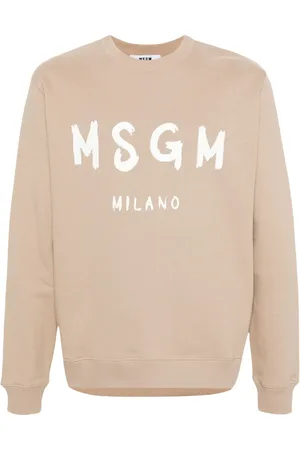 Msgm Sweatshirt med logotyp
