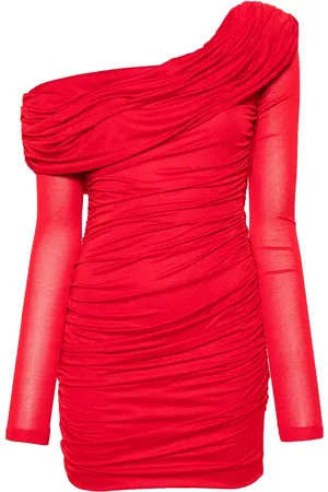 BLUMARINE Baraxlad rynkad klänning