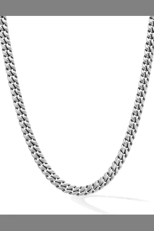 David Yurman Curb Chain halsband i sterlingsilver (6 mm)