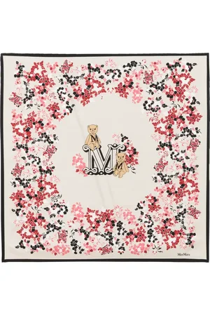 Max Mara Blommig halsduk