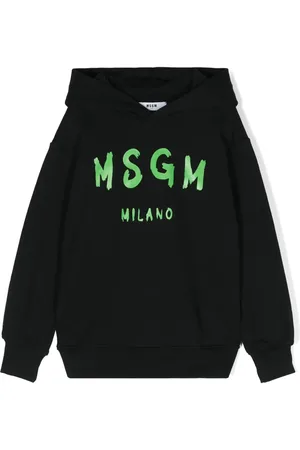 Msgm Hoodie med logotyp