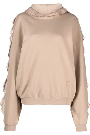 BLUMARINE Hoodie med volang