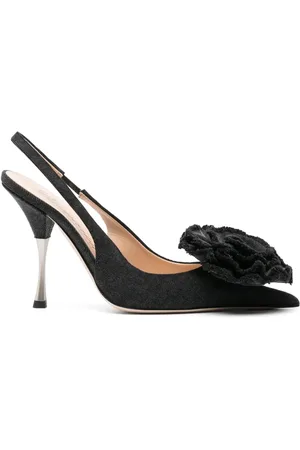 BLUMARINE Pumps med blomapplikation 105 mm