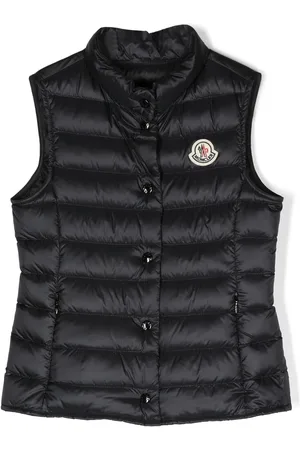 Moncler Vadderad dunväst med logotyp