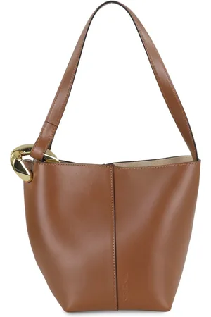 J.W.Anderson Corner liten bucketbag i skinn