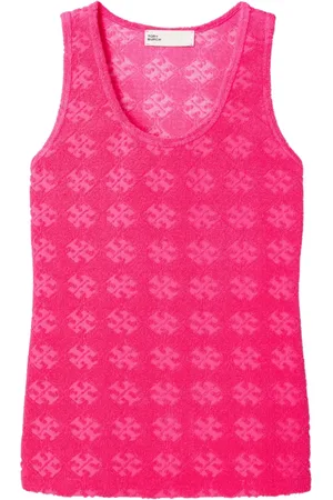 Tory Burch ärmlöst linne med textur