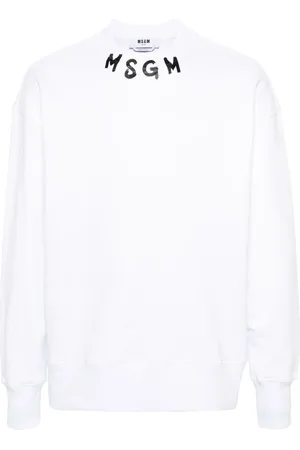 Msgm Sweatshirt med logotyp