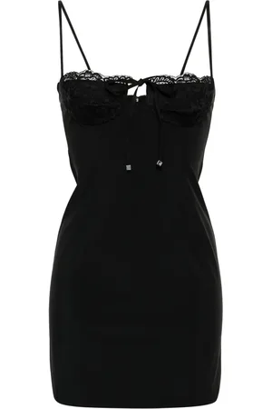 BLUMARINE Blomsterprydd miniklänning