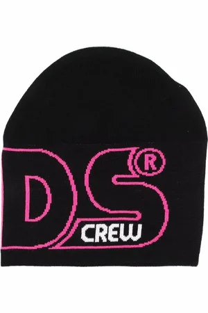GCDS Stickad mössa med logotyp