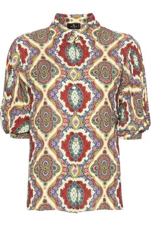 Etro Blus med grafiskt tryck