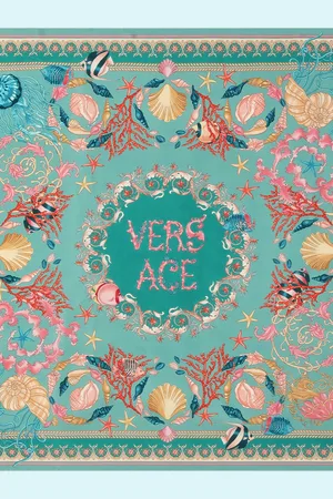 VERSACE Underwater Barocco sidensjal