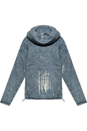 Diesel Sliten sweatshirt i denim