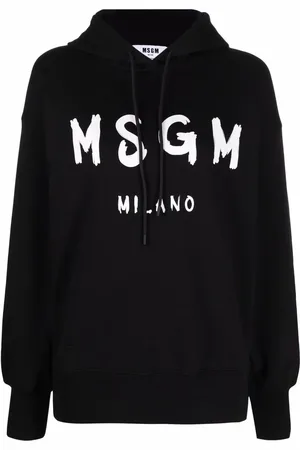 Msgm Hoodie med logotyp