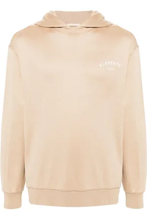 ELEVENTY Hoodie med logotyp