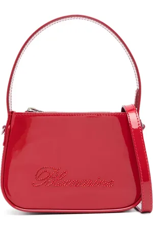 BLUMARINE Totebag med lackad finish