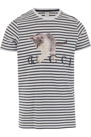 BLACK SCORE Striped T