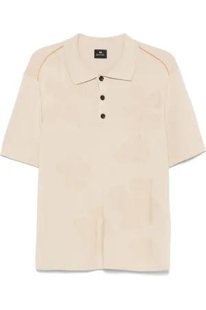 Paul Smith Blommig pikétröja i jacquard