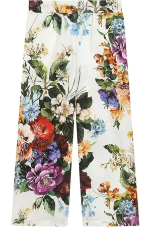 Dolce & Gabbana Blommiga byxor