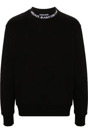 VERSACE Sweatshirt med logotypkant