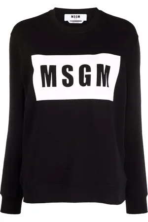 Msgm Bomullströja med logotyp