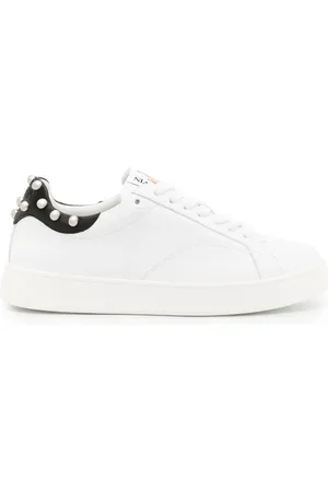 Lanvin Lädersneakers med nitar