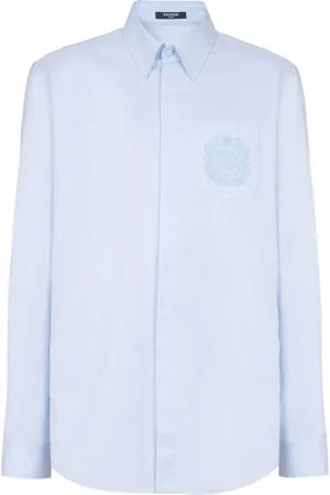 Balmain Skjorta med broderad logotyp