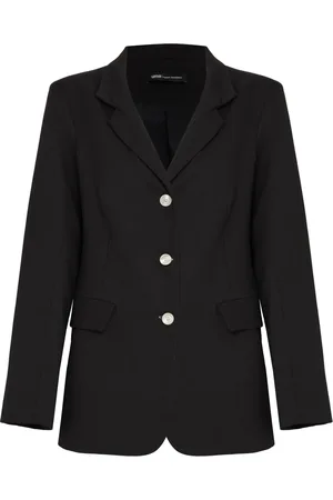 Uma Raquel Davidowicz Enkelknäppt blazer med delad ärm