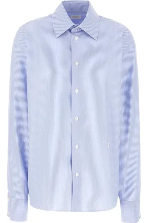 Saint Laurent Striped button