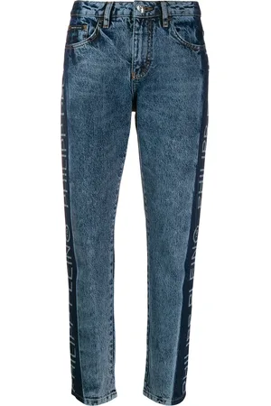 Philipp Plein Raka jeans med logotyppanel