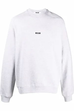 Msgm Sweatshirt med logotyp